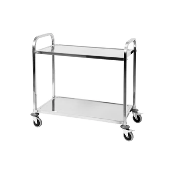 Тележка обслуживающая Yato (2 полки) на 4-х колесах (95х 50х 95 см) YG-09095
