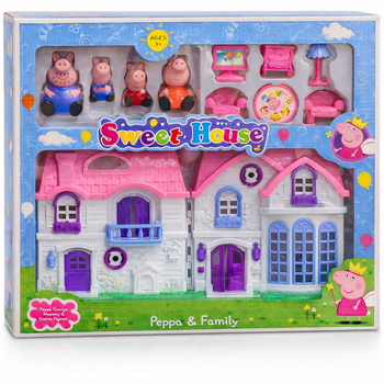 Домик «Семья Свинки Пеппы», 4 героя, Peppa Pig PP6005