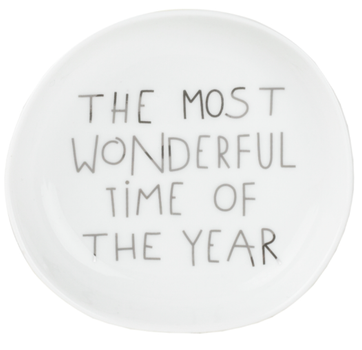 Тарілка Rader The most wonderful time порцелянова 10.5 см (4045289906229)