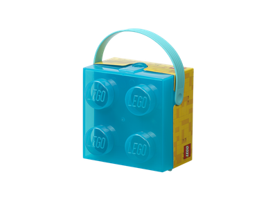 Pojemnik LEGO z rączką Transparentny jasnoniebieski (40240010) (5711938247140)