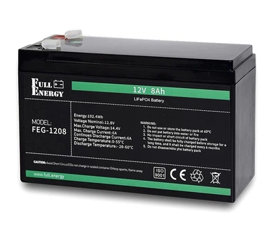 Акумулятор Full Energy FEG-128 12,8V - 8Ah (102,4Wh)