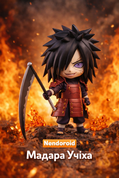 Сборная подвижная Аниме Фигурка Нендороид 2175 Мадара Учеха из аниме Наруто Nendoroid Naruto коллекционная фигурка 10 см