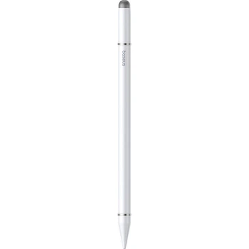 Стилус Baseus Smooth Writing III 3-in-1 Passive Stylus Non-magnetic Version Moon White (P80080804213-00) [162837]