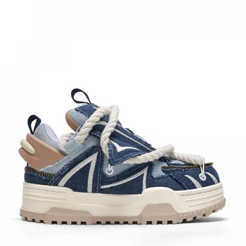 Чоловічі кеди Q-AND Urban Rope Denim Blue/Retro Orange 42 Синій QAD411046A-4