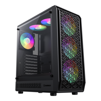 Корпус для ПК GameMax Forge A Tempered Glass Black ATX без БЖ