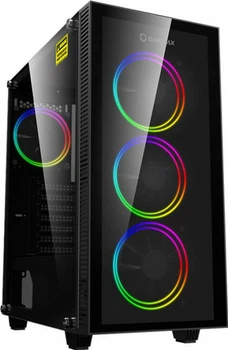 Корпус для ПК GameMax Draco XD ARGB Tempered Glass Black ATX без БЖ