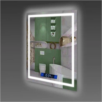Дзеркало з комбінованим LED-підсвічуванням ML-13 60×70 см, Smart-дисплеєм (годинник, температура) та підігрівом (антизапотівання)