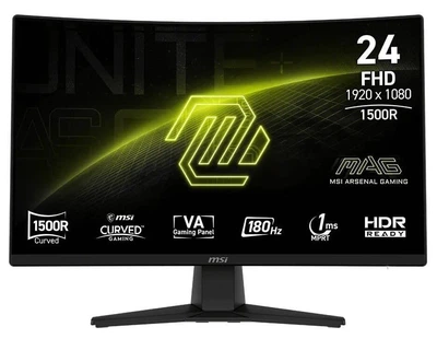 Монитор MSI 23.6" MAG 242C Curved FHD VA 180Hz (9S6-3BC31T-009)