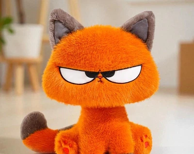 Плюшевая детская игрушка Злой кот Garfield 35 см