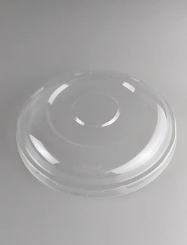 Крышка пластиковая для контейнера SL750PK, 50 шт, форма прямоугольная, цвет прозрачный, пищевой полистирол для упаковки еды