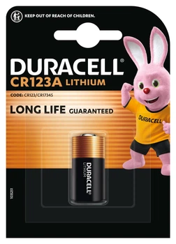 Батарейка DURACELL CR123 Lithium 3v