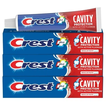 Набір із 4 шт. зубної пащі Crest Cavity Protection Regular Paste 4/232 грам.