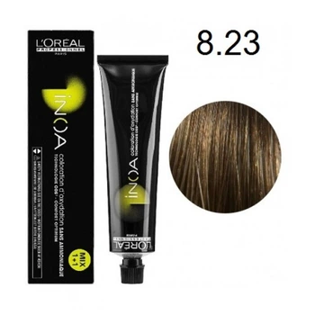 Краска для волос L'Oreal Professionnel INOA (Gold & Copper Series) - 8.23 light blonde irisé golden-60мл.