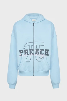 Чоловіче блакитне худі Varsity Zip H GOTS Preach M 206293