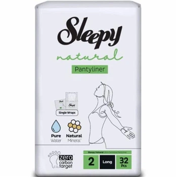 Прокладки щоденні Sleepy Natural Long-2 (280мм) 32шт