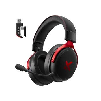 MCHOSE V9 PRO Бездротові Геймерські Навушники Black Red