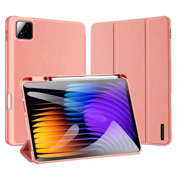 Чохол Dux Ducis Domo для Xiaomi Pad 7 7 Pro з підставкою захисний аксесуар з авто пробудженням рожевий