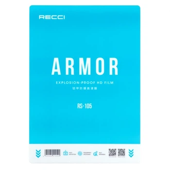 Гідро-гель плівка Recci Tablet HD 3A RS-105 для смартфонів та планшетів захисна глянсова прозора плівка 25 шт