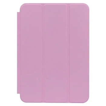 Чехол Smart Case для iPad mini 6 2021 и mini 7 2024 розовый защитный аксессуар с текстурированной поверхностью