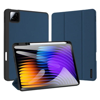 Чохол Dux Ducis Domo для Xiaomi Pad 7 7 Pro захисний аксесуар з підставкою та авто пробудженням синій