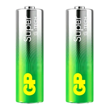 Батарейки GP SUPER ALKALINE 1.5V AA 2 шт щелочные LR6 для устройств
