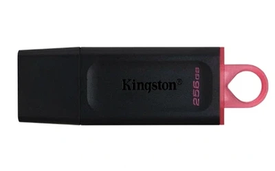 USB флешка Kingston DT Exodia 256GB для зберігання даних із високою швидкістю чорний рожевий