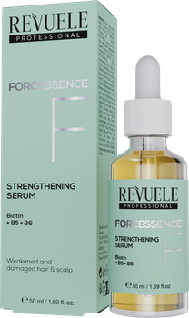 Несмываемая сыворотка REVUELE Hair Professional Forcessence Strengthening для слабых и поврежденных волос 50 мл (5061076241006)