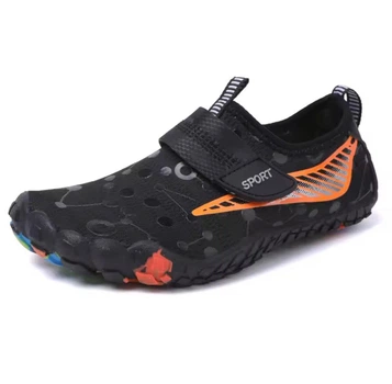 Детская обувь для пляжа и кораллов аквашузы Diving shoes черные 31 ( 20,5 см ) 505