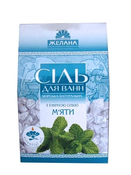 Соль для ванн Желана Мята 500 г (4820022090126)