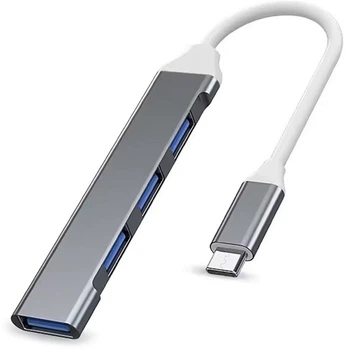 USB-хаб XoKo AC-404 USB Type-C – 4 USB порта, 3 х USB 2.0, 1 х USB 3.0 (XK-AC-404)