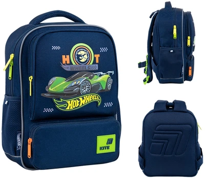 Рюкзак дошкільний Kite Kids Hot Wheels 32.5x24.5x9.5 см 8.5 л Синій (HW26-559XS)