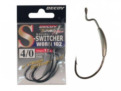 Гачок Decoy Worm102 S-Switcher 4/0, 4 шт/уп,5543152