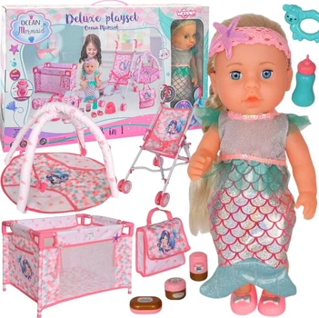 Лялька Woopie ROYAL Русалка 36 см Вихователька 18 в 1 (5906280656331)