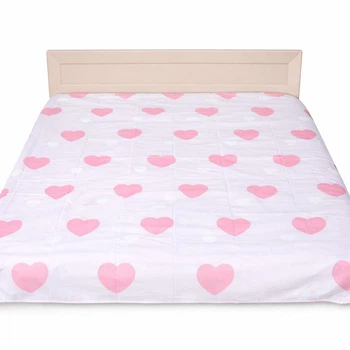 Простынь без резинки Бязь Kuromi Love Cloud 110*160 см Сиреневый