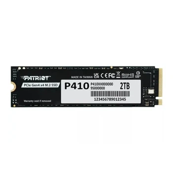 Накопичувач SSD M.2 Patriot P410 2TB PCIe Gen4x4 NVMe 2280 3D NAND TLC Black (P410P2TBM28H)