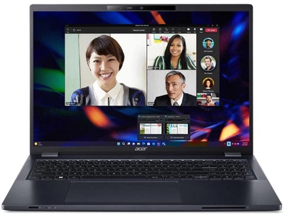 Ноутбук Acer TravelMate P4 16 TMP416-52-TCO (NX.B08EP.003), i7-1355U / 16″ / RAM 16 ГБ / SSD 512 ГБ / GeForce RTX 2050 / Windows 11 Professional / Slate Blue