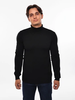 Гольф в'язаний чоловічий L Чорний FASHION (690233-L)