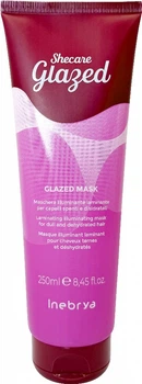Маска для блиску волосся Inebrya Sheсare Glazed Mask з ефектом глазурування 250 мл (8008277264370)