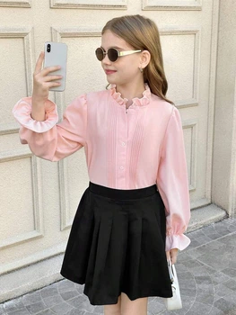 Блуза Shein sk25062438383838881 134 см розовая (100008574)