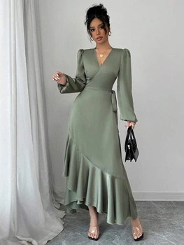 Сукня Shein sz2409071711303446 M хакі (100008372)