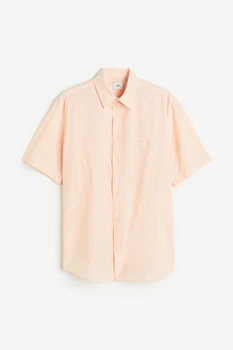 Сорочка з бавовни H&M 1143921002c61 XL помаранчева (100009458)
