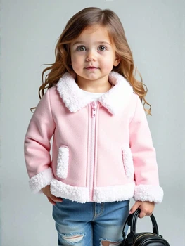 Куртка Shein sa25061048323310402 80 см розовая (100007436)