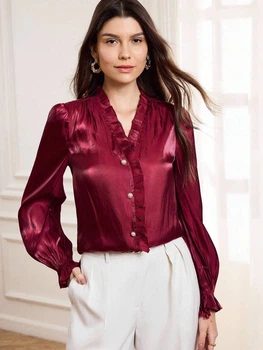 Блузка Shein sz25072104700247843 S красная (100007828)