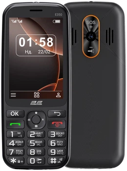 Мобільний телефон 2E E350 Black (694743656879)
