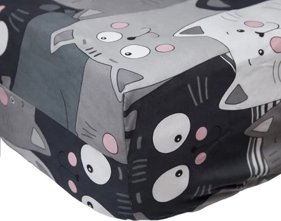 Простынь на резинке Moon&Star Sleepy Cats Бязь Gold Люкс 120х200+20 см (MS-850003388)