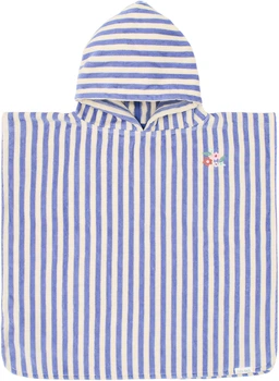 Рушник-пончо дитячий Little Dutch Dreamy Purple Stripe 60x60 см (8721321872429)
