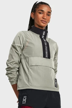 Жіночий оливковий анорак UA Run Everywhere Layer Under Armour XS 1379354-504