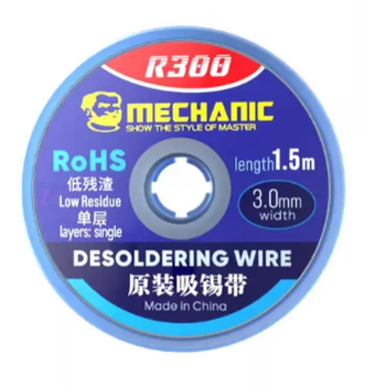 Оплетка для зняття припою MECHANIC R300 3.0мм