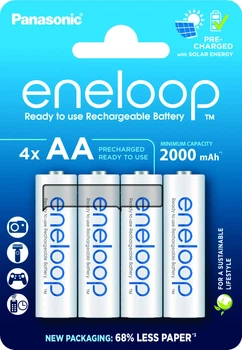 Акумулятор Panasonic ENELOOP HR6 АА NiMh 2000mAh 4BL