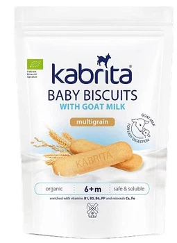 Дитяче молочне печиво Kabrita Мультизлакове на козячому молоці для першого прикорму, від 6 місяців, 115 г